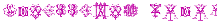 Intellecta Monograms Random Samples Two Regular